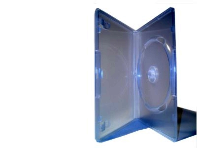 Boitier 2 DVD Transparent- avec pinces à livret (14 mm) MA00189