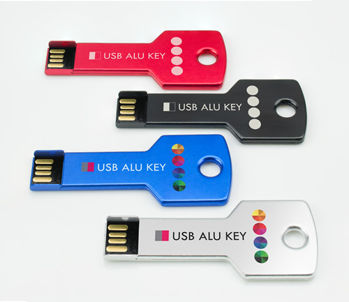 USB Alu Key 3D 4colors Engrav FC2