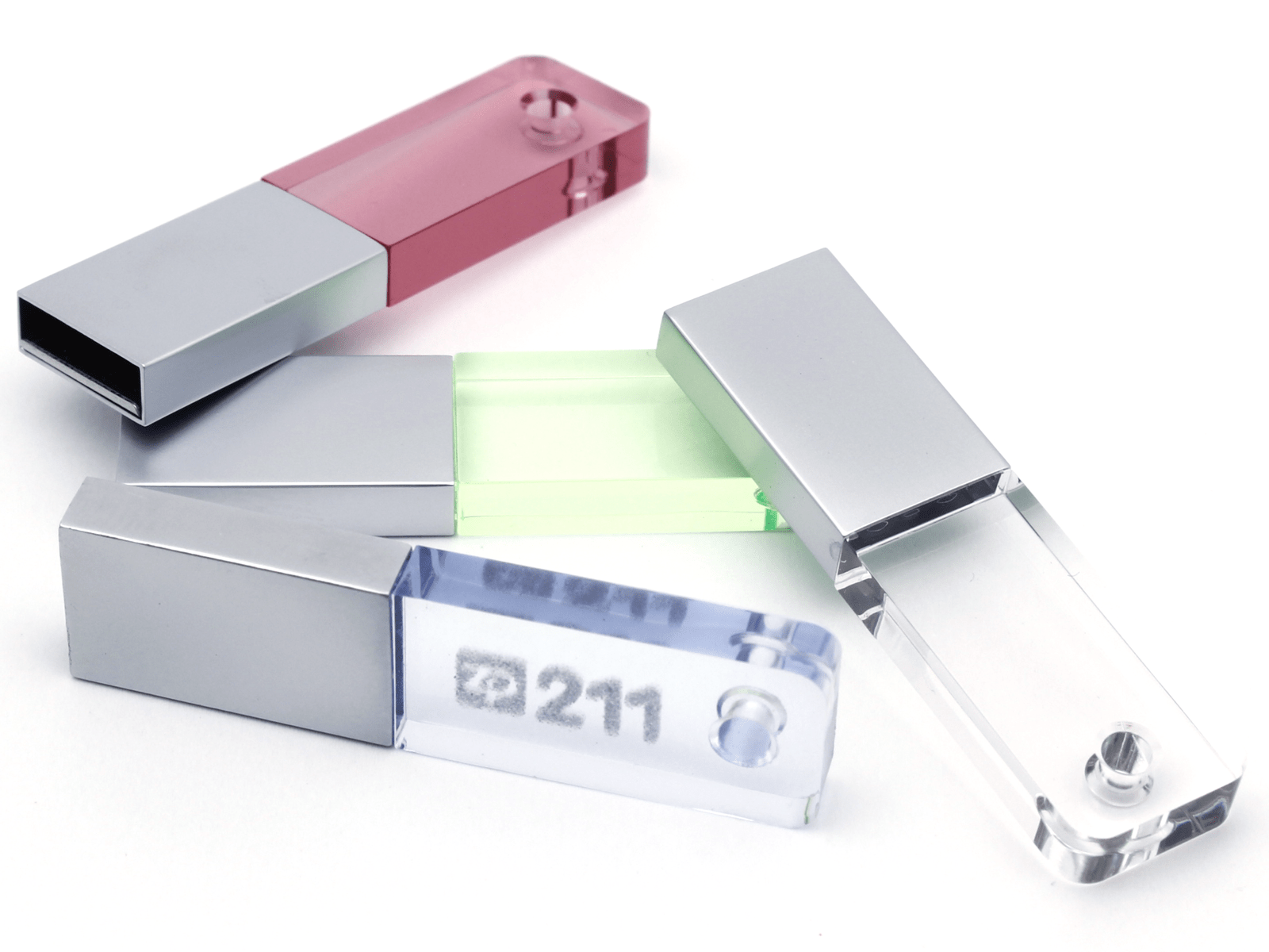 Usb Cristal Led 3